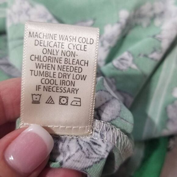 Max Studio Green Floral Sleeveless Sheath Dress - Picture 7 of 8